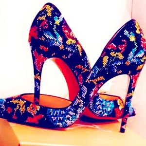CHRISTIAN LOUBOUTIN CRYSTAL Iriza